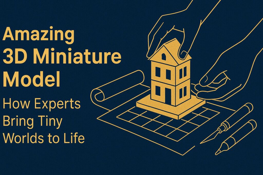 3D miniature model, 3d miniature model makers