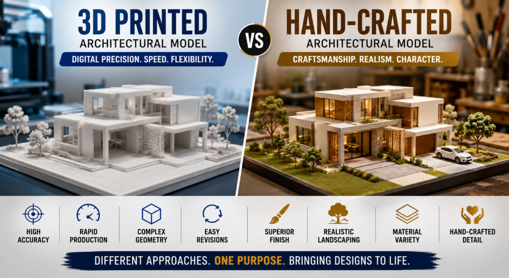 3D printed architectural scale models